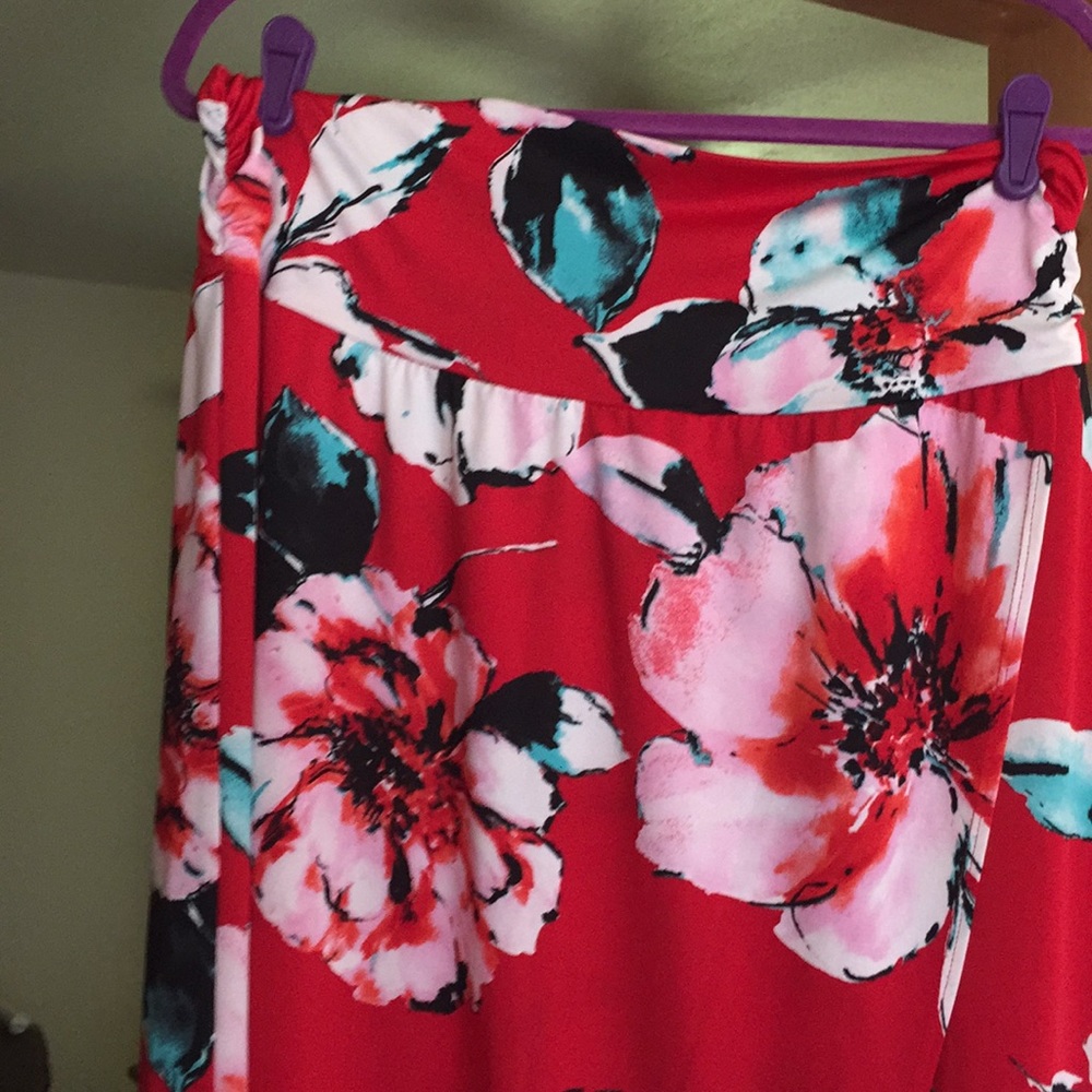 Fun summertime hi-low maxi skirt